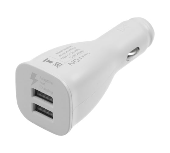 Автомобильное зарядное устройство Luazon 2 USB, 2 А, 12 В, белое 4598427