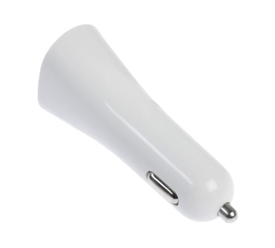 Автомобильное зарядное устройство Luazon UC-42, 2 USB, 2A, кабель Type-C, 1 A, 1 м, белый 4310386