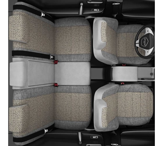 Авточехлы AVTOLIDER1 для Toyota RAV4 4 с 2012-2019 джип 4-выпуск. Задние спинка и сиденье 40 на 60 TA27-1004-LEN01