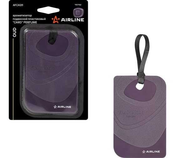 Подвесной ароматизатор Airlineпластик Card Perfume Oud AFCA311 1