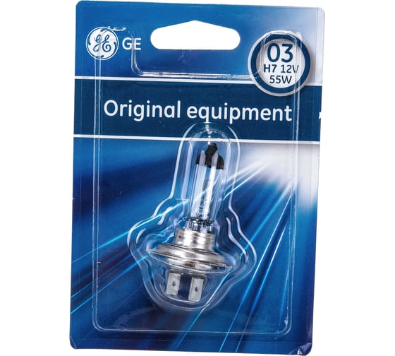 Автолампа General Electric GE 58520/U H7, 12 В, 55 Вт, BL 17123