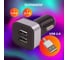 Автомобильное зарядное устройство SONNEN 2 порта USB, выходной ток 2.1 А, черное-белое 454796 4