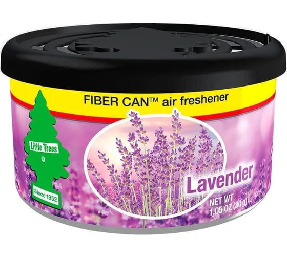 Ароматизатор в баночке Car-Freshner Fiber Can Lavender Лаванда UFC-17835-24 1