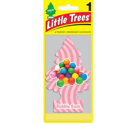 Ароматизатор Car-Freshner Ёлочка Bubble Gum Баббл гам U1P-10348-RUSS