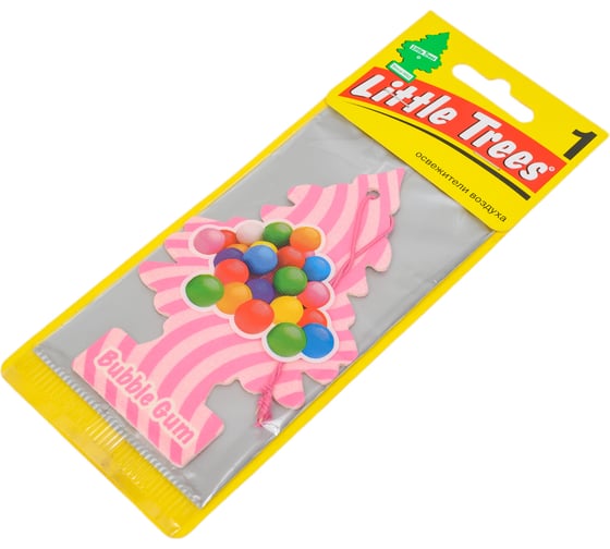 Ароматизатор Car-Freshner Ёлочка Bubble Gum Баббл гам U1P-10348-RUSS
