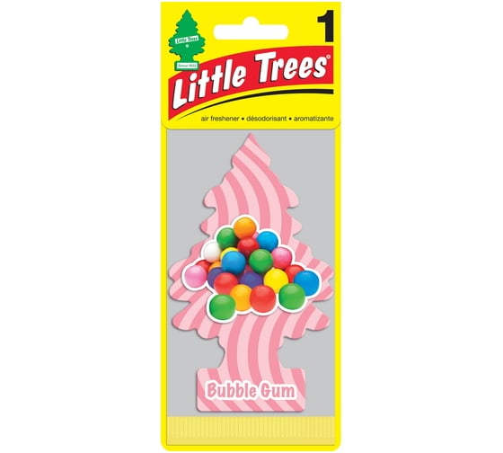 Ароматизатор Car-Freshner Ёлочка Bubble Gum Баббл гам U1P-10348-RUSS 1
