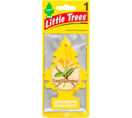 Ароматизатор Car-Freshner Ёлочка Vanillaroma ваниль U1P-10105-RUSS