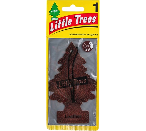 Ароматизатор Car-Freshner Ёлочка Leather Кожа U1P-10290-RUSS