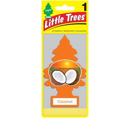 Ароматизатор Ёлочка Coconut Кокос U1P-10317-RUSS