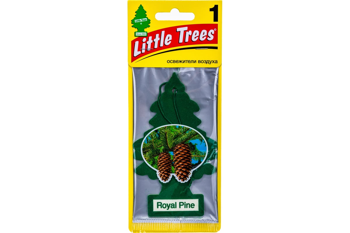 Ароматизатор Car-Freshner Ёлочка Royal Pine Королевская сосна  U1P-10101-RUSS - выгодная цена, отзывы, характеристики, фото - купить в  Москве и РФ