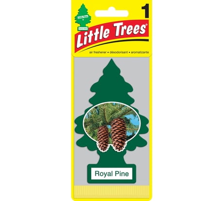 Ароматизатор Car-Freshner Ёлочка Royal Pine Королевская сосна U1P-10101-RUSS