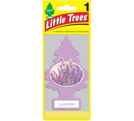 Ароматизатор Car-Freshner Ёлочка Lavender Лаванда U1P-10435-RUSS