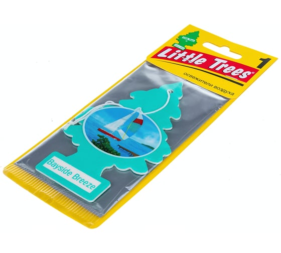 Ароматизатор Car-Freshner Ёлочка Bayside Breeze Прибрежный бриз U1P-17121-RUSS