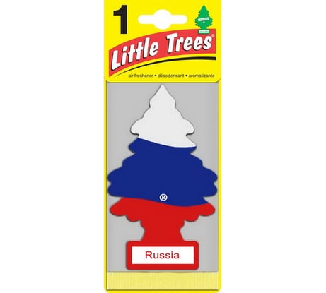 Ароматизатор Car-Freshner Ёлочка Russian Flag Российский флаг U1P-19974-RUSS