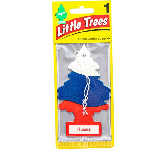 Ароматизатор Car-Freshner Ёлочка Russian Flag Российский флаг U1P-19974-RUSS