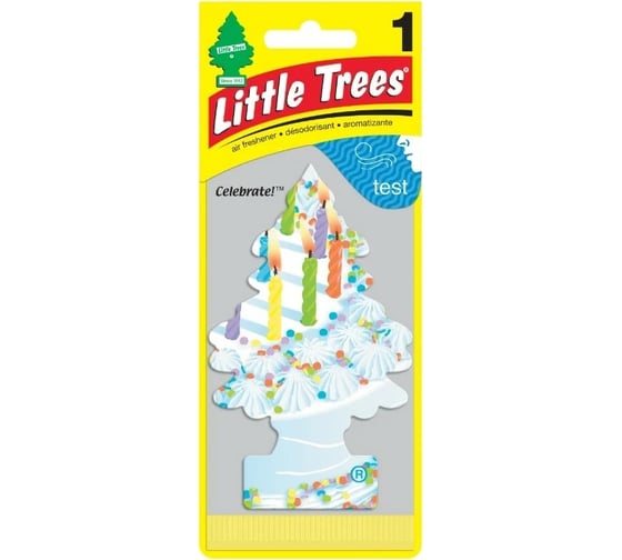 Ароматизатор Car-Freshner Ёлочка Celebrate! С Днем Рождения U1P-17357-RUSS 1