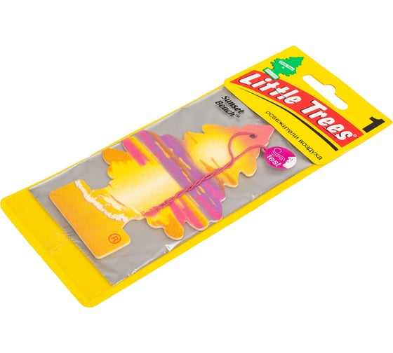 Ароматизатор Car-Freshner Ёлочка Sunset Beach Сансет Бич U1P-17177-RUSS