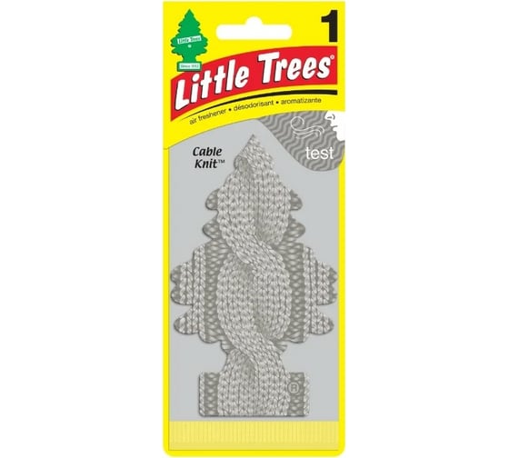Ароматизатор елочка Car-Freshner Cable Knit Уютное тепло U1P-17193-RUSS