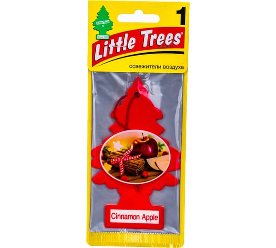 Ароматизатор елочка Car-Freshner Cinamon Apple Яблоко с корицей U1P-10338-RUSS