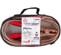 Провода прикуривания Arnezi АКБ 300А 2,5 м в сумке (12В, d=8,5 мм 128жил, силиконовые, -40С) A0102008