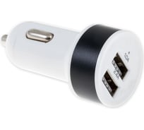 Автомобильный адаптер ARNEZI 2xUSB, 5 В, 1+2.4 А, в прикуриватель, 12/24 В, черный A0603004