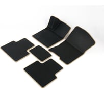 Автомобильные коврики Vicecar ЭВА c 3д лапкой для Seat Leon 2005-2012 (Сеат Леон) ЕВА EVA без разреза DL38005-бежевый