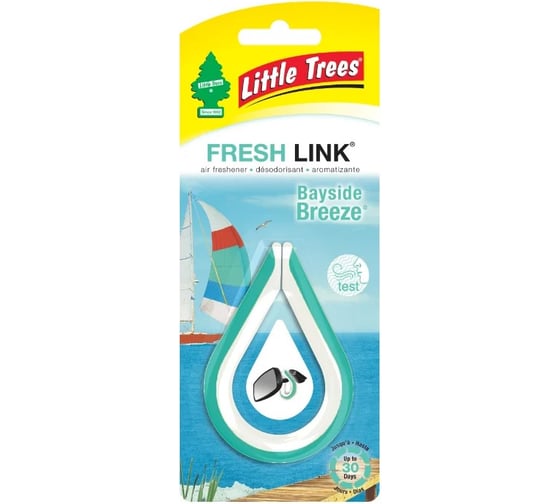 Ароматизатор-клипса Car-Freshner Little Trees Bayside Breeze Прибрежный бриз CTK-52034-24 1