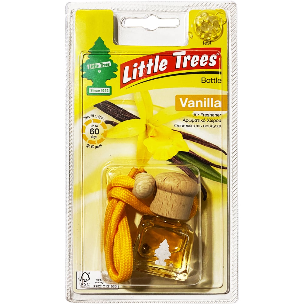 Подвесной жидкостный ароматизатор Car-Freshner LITTLE TREES Bottle ...