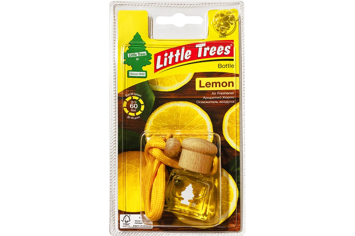 Подвесной жидкостный ароматизатор Car-Freshner LITTLE TREES Bottle Свежесть  лимона C05 - выгодная цена, отзывы, характеристики, фото - купить в Москве  и РФ