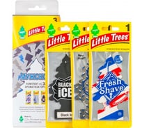 Комплект ароматизаторов Car-Freshner Little Trees Елочка Мужской1, 3 шт. LTMIX1