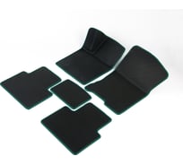 Автомобильные коврики Vicecar ЭВА c 3д лапкой для Volkswagen Tiguan 2007 -2016 (Фольксваген Тигуан 1) ЕВА EVA без разреза DL46017-темнозеленый