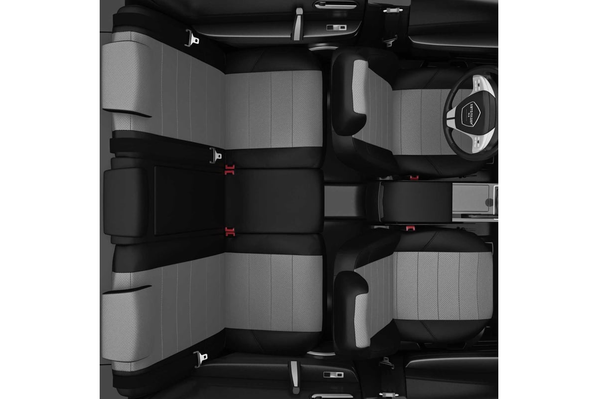 Авточехлы AVTOLIDER1 для Ларгус Норма Кросс с 2012-2021 универсал 7 ...