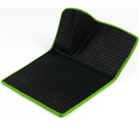 Водительский коврик ViceCar ЭВА c 3д лапкой для Hyundai Elantra VI 2015-2020 (Хендай Элантра 6) ЕВА EVA без разреза 1DL18049-салатовый