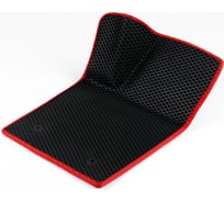 Водительский коврик ViceCar ЭВА c 3д лапкой для Seat Leon 2005-2012 (Сеат Леон) ЕВА EVA без разреза 1DL38005-красный