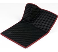 Водительский коврик ViceCar ЭВА c 3д лапкой для Seat Leon 2005-2012 (Сеат Леон) ЕВА EVA без разреза 1DL38005-бордовый