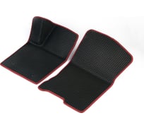 Передние коврики Vicecar ЭВА c 3д лапкой для BMW 3 (E90) 2004 - 2013 (БМВ 3 Е90) ЕВА EVA без разреза 2DL4012-бордовый