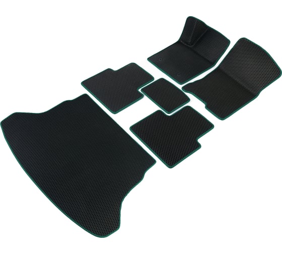 Коврики Vicecar ЭВА c 3д лапкой в салон и багажник для Lexus RX II 300/330 2003-2009 (Лексус РХ 2 300) SBDL26009R-темнозеленый