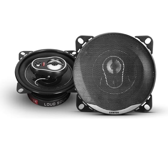 Автоколонки Centek 4 10x10 см, 180 Вт, 3 полосы, 105-20000 Гц CT-8401-4