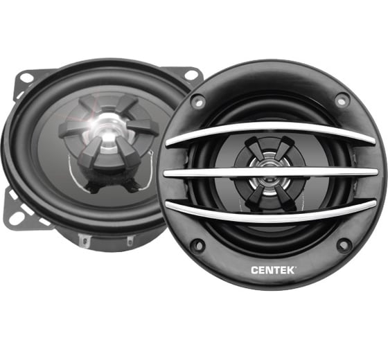 Автоколонки Centek 4", серый, 10.1 см, 160 Вт, 2 полосы, 80-20000 CT-8201-4 1