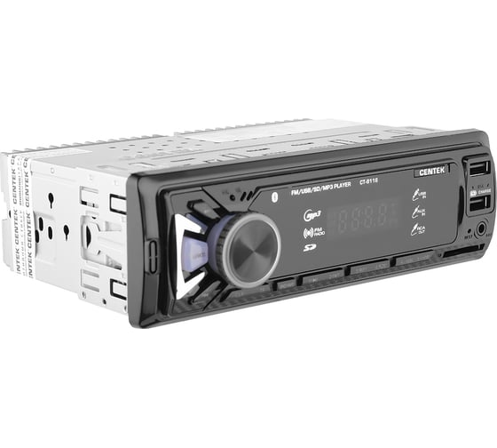 Автомагнитола Centek 4х50 Вт, 7 цветов подсветки, Bluetooth, 2xUSB, AUX, SD, MMC, МР3 CT-8118