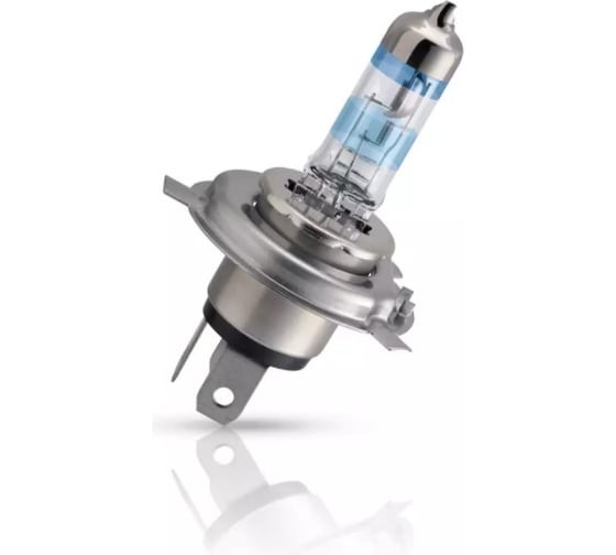 Автолампа PHILIPS X-tremeVision Moto H4, 60/55 Вт, P43t-38+130%, 12 В 12342XV+BW