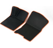 Передние коврики Vicecar ЭВА c 3д лапкой для Mazda 6 GH 2007-2013 (Мазда 6) ЕВА EVA без разреза 2DL28008-оранжевый