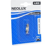 Автолампа NEOLUX C5W SV8.5/8 31мм LED 6000K блистер 12V NF3160