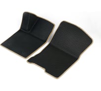 Передние коврики Vicecar ЭВА c 3д лапкой для Jeep Cherokee (WK) 2004-2012 (Джип Гранд Чероки 2) ЕВА EVA без разреза 2DL22010-бежевый