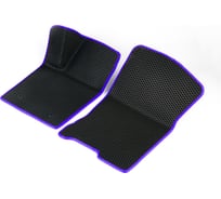 Передние коврики Vicecar ЭВА c 3д лапкой для Mazda 6 III GJ 2012 - 2024 (Мазда 6) ЕВА EVA без разреза 2DL28007-фиолетовый