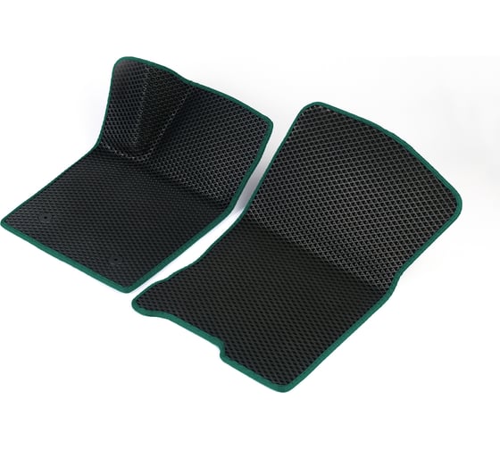 Передние коврики Vicecar ЭВА c 3д лапкой для Renault Megane II 2003 - 2008 (Рено Меган 2) ЕВА EVA без разреза 2DL37013-темнозеленый