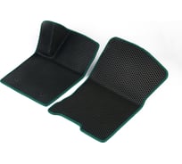 Передние коврики Vicecar ЭВА c 3д лапкой для Kia Sorento I 2002-2011 (Киа Соренто 1) ЕВА EVA без разреза 2DL23027-темнозеленый