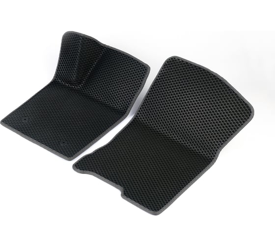 Передние коврики Vicecar ЭВА c 3д лапкой для Haval F7 F7x2019 - 2024 (Хавал Ф7 Ф7х) ЕВА EVA без разреза 2DL59001-темносерый 1