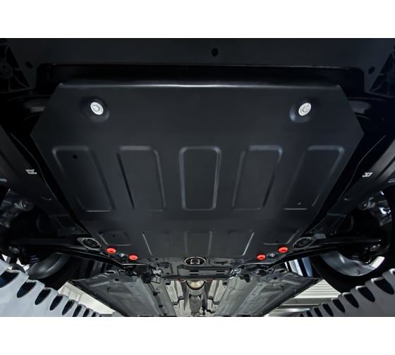 Защита картера+ комплект крепежа АвтоБроня Сталь, GAC GS3, V-1.5, робот, передний, 2023- (рынок РФ) 111.03404.1