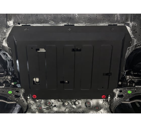 Защита картера+ комплект крепежа АвтоБроня Сталь, Geely Preface, V-2.0, робот, передний, 2024- (рынок РФ) 111.01944.1